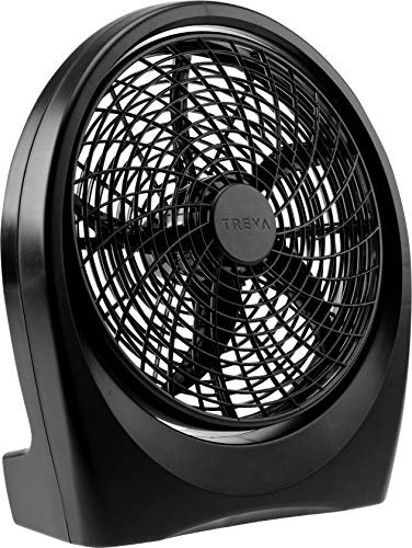 Ventilador O2COOL de 10 pulgadas, funciona con batería o eléctrico, ventilador portátil para interiores y exteriores, con adaptador de CA, se inclina 90 grados