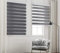 Taiyuhomes Day and Night Zebra Roller Blind Gradient Double Fabric Translucent or Blackout Vision Curtains for Window and Door with Aluminium Cassette (Grey, Width 45cm X Height 150cm)