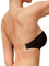 Selene, Reggiseno Donna a Fascia Trasparente, con Coppe Pre-Formate e Ferretto, Spalline Inseribili Trasparenti, Collezione Magdalena, Colore Avorio, Taglia 3C