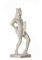 Satyr Pan Panas griechische römische Statue, handgefertigt, Alabaster, männliche Figur, 22 cm