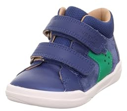 Superfit Jungen Superfree Lauflernschuhe, Blau Grün 8000, 22 EU Weit