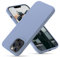 OIIAEE Silicone Case Designed for iPhone 13 Pro Max Case, Ultra Slim Shockproof Protective Liquid Silicone Phone Case with Soft Anti-Scratch Microfiber Lining, 6.7 inch,Sierra Blue