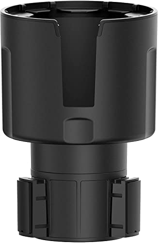 Car Cup Holder Expander Adapter with Offset Adjustable Base, Compatible with Yeti 14/24/36/46oz Ramblers, Hydro Flasks 32/40oz, Other Large Bottles Mugs in 3.4-4.0