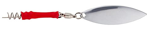 Savage Gear Gummifisch-Zubehör - Screwin Spin Teaser M Silver Red 3 Stück