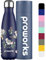 Proworks Edelstahl Trinkflasche | 24 Std. Kalt und 12 Std. Heiß - Vakuum Wasserflasche - Isolierflasche für Sport, Laufen, Fahrrad, Yoga und Camping - 1 Liter - Mitternachtsblau - Koala Haften
