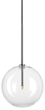 Ideal Lux EQUINOXE 20cm Globe Pendelleuchte Chrom