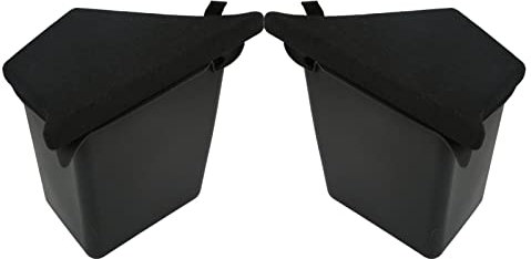 2 Pcs Model Y Trunk Organizer Storage Box Rear Trunk Side Storage Packets Tray Organizer for Model Y 2020‑2022, Black
