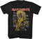Iron Maiden T Shirt Killer 2 Album Cover Front & Back Print Mens Short Sleeve T Shirts Classic Rock Tees, Black, XL