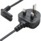 TRD Figure 8 Power Lead 0.5M - Black Angled 2 Pin IEC C7 UK Plug TV Power Cable Compatible with PS5, Xbox Series X, Samsung TV, Sony TV, LG TV, Panasonic TV