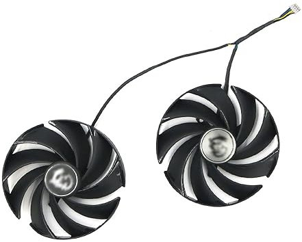 RAKSTORE PLD10020B12H Graphics Card Cooling Fan Replacement for MSI RTX 4090 Gaming X Trio RTX4090 Gaming X Slim Quiet Cooler Fan (A)