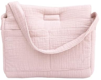 WOOKIDS Wickeltasche für Puppen, Rosa