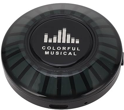 Altavoz de Conducción ósea Colorido con Sonido Estéreo de Graves Universal, Captación RGB y Tipo C, Altavozpara el Hogar y el Automóvil para Música en Todas Partes, Batería de