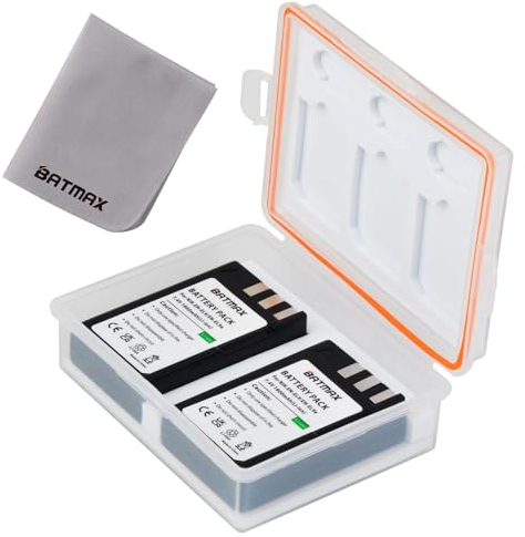 Batmax en-EL9 EN-EL9a Batterie et Boîtier de Stockage de Batterie & Carte mémoire Compatible avec Nikon D40, D40x, D60, D5000, D3000