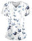 Saymany Kittel Damen Berufskleidung, Kittel Kasack Damen Damen Kasack Pflege Tunika Damen Elegant Kasacks Damen Pflege, Kasacks Damen Pflege Weiß Kasaks Altenpflege Damen(1-Blue,M