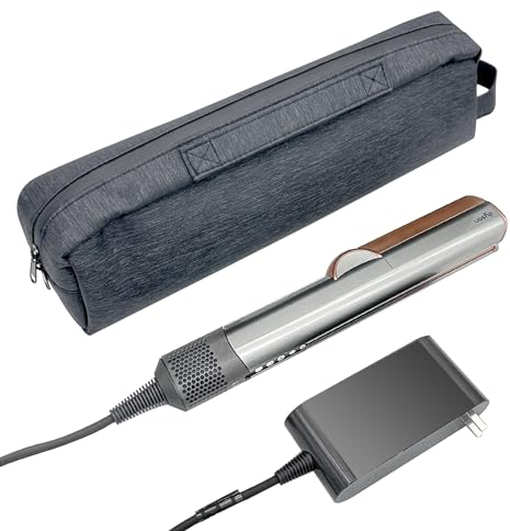 Custodia protettiva per Dyson Airstrait, Borsa portaoggetti portatile Compatibile con Dyson Airstrait HT01 / Airwrap/Supersonic, Styler Piastra Borsa Impermeabile Accessori
