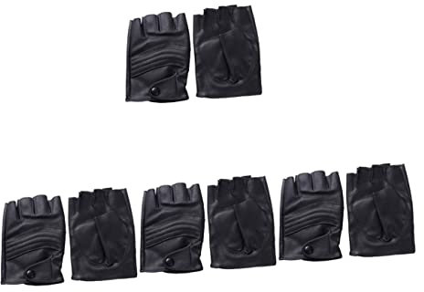 SOIMISS 4pares Guantes De Ejercicio De Media Dedo Antideslizantes para Ciclismo y Gimnasio Guantes De Fitness para Hombres y Mujeres