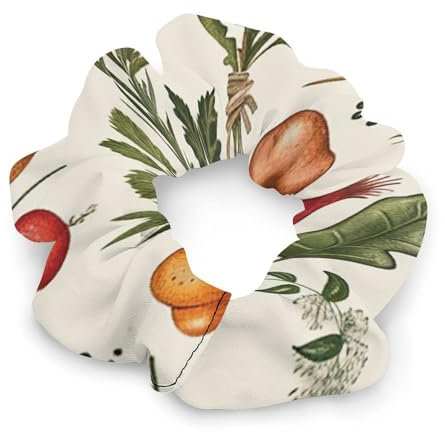 Élastiques à cheveux pour queue de cheval - Légumes et herbes - Imprimés - Accessoires pour cheveux