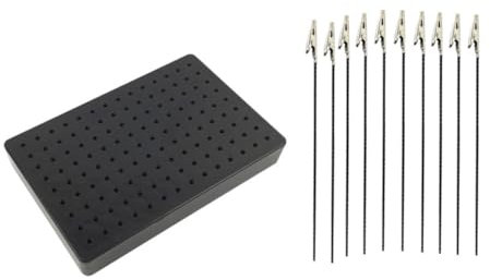 STOBOK 1set Clip per Modellismo Base per Verniciatura Kit Accessori per Spray-Painting e Asciugatura Materiali Resistenti Hobby Modellismo e