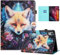 Auslbin Colorata PU Cover Lenovo Tab K11 Plus/M11 Plus 11.45 Pollici, Colorata e in Movimento, Bellissimo Motivo, Custodia per Tablet Flip Tab K11 Plus/M11 Plus/TB352FU con Supporto, Volpe