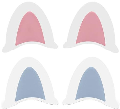 Laroal 2 Paar Motorradhelm Deko-Ohren Katzenohren Motorradhelm Deko Motorradhelm Deko Motorradhelm Katzenohren Eckdekoration