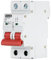 CILIA Interruttore Sezionatore Modulare 2P 400VAC 25A/32A/40A, 2 Moduli DIN, IP20, IEC60947-3 - Interruttore di Isolamento per Quadri Elettrici (JVD16-63-2P-25A)