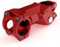 Attacco manubrio per bici ammortizzante per 28 forcelle anteriori da 6 mm e 31 manubri da 8 mm, struttura in lega di alluminio per corse fluide (rosso)