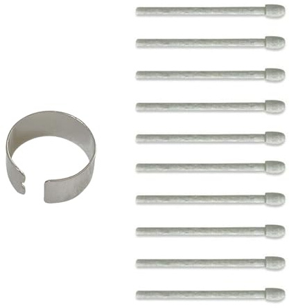 DIEKE Essential Pack Of 10 Tablet Pen Felts Tip With Holder For Pen Smooth Navigation For Students And Hobbyists Felts Nibs For Drawing Tablet