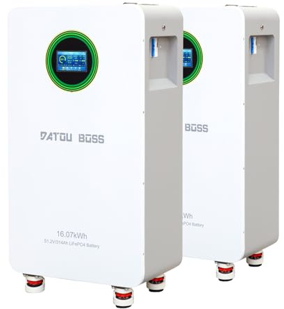 DATOUBOSS 2 * 48V 314Ah LiFePO4 Batterie 200A BMS 8000+Zyklen | Deep Cycle Lithium Akku MAX 16.07KWh, unterstützt Parallelschaltung, große Batteriekapazität und breites Anwendungsspektrum