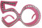 Glasses Novelty 50th Birthday Pink, Plastic Fancy Dress Glasses