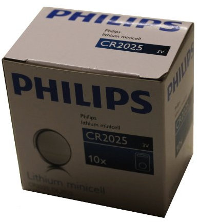 PHILIPS CR2025 Lot DE 3 Piles AU Lithium 3V