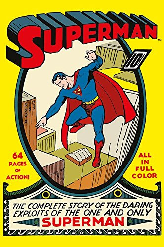 Superman Comic Cover Maxi Poster, Mehrfarbig