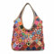 Eysee Handtasche Damen Leder-Umhängetasche Damenhandtasche Henkeltaschen Schultertasche aus echtem Leder bunt (Nr. MUL-LD-12)
