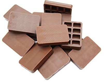 SILISTO Quickies Unterlegplatten Kunststoff 40x60x10mm, 500 Stück- bis 5t - Abstandshalter, Unterlegkeile, Verglasungsklötze, Distanzklötze, Ausgleichsplättchen, Ausgleichskeile, Montagekeile, Klötze