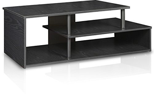 Furinno Econ Mobile Porta TV, Holz, Nero (Blackwood), Taglia Unica