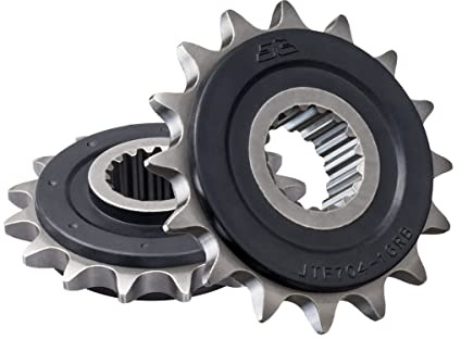 JT Sprockets JTF704.16RB Rubber Padded Front Sprocket Natural