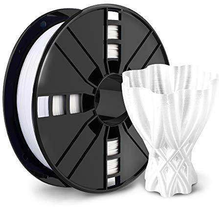 NovaMaker 3D-Drucker Filament – Weiß 1,75 mm PETG Filament, PETG 1 kg (2,2 lbs), Maßgenauigkeit +/- 0,03 mm