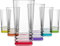 technic24 LAV 6 teiliges Design Wassergläser Coral Elegan Saftgläser Trinkgläser Getränkegläser 335 ml