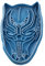 Cuticuter Black Panther Superhelden Ausstechform, Blau, 8 x 7 x 1.5 cm