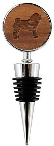 Jorvik Wood Pug Design Wine Bottle Stopper