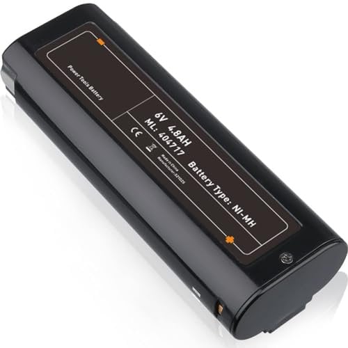 6V 4800mAh Ni-CD Battery Replacement for Paslode Nailers 404717 B20544E IM50 IM65 IM200 F18 IM250 IM250A IM350A IM350CT IM350 IM325 CF-325 Cordless Power Tools Framing Nailer Gun