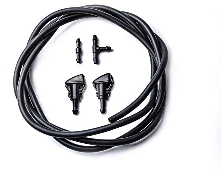 Wischwasserschlauch Reparaturset für Chrysler, Dodge, Jeep, Ram, 5 Teile/Satz Auto Windschutzscheibe Washer Spray Nozzle Kit, Scheibenwaschanlage Schlauch mit Schlauchverbinder