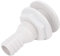 Alomejor Boot Entlüftung, Marine Yacht Ablass Entlüftung Kunststoff Durchlauf-Bilgenpumpe Ablass Entlüftung Schlauchanschluss für Boote Zubehör(3/4 Inch)