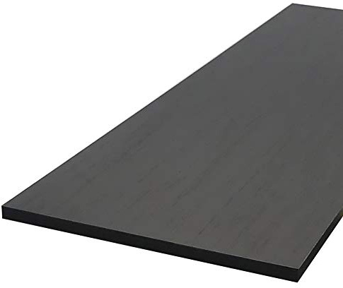 FORESTEA Tablette mélaminé Elegant Black 1200 x 400 x 18 mm - PEFC 70%