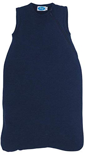 Reiff Schlafsack ohne Ärmel, Schurwolle/Seide (86/92, Marineblau)