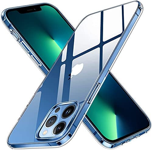 KP TECHNOLOGY iPhone 13 Pro - Clear Case Thin Transparent Silicone Gel Cover for iPhone 13 Pro (CLEAR)