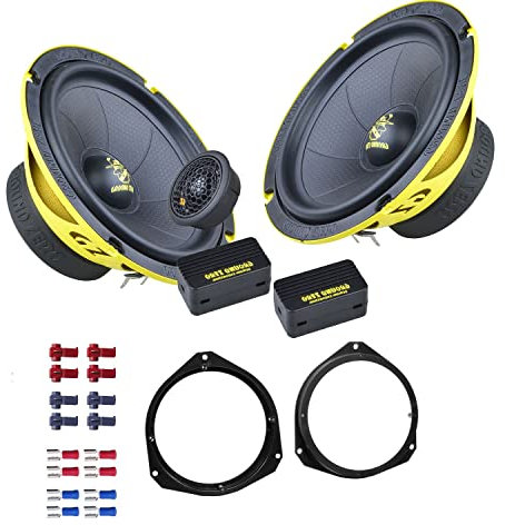 Ground Zero GZIC 165.2SPL Lautsprecher mit Einbauset passend für FIAT Ducato III (250/251) ab 2006 Türen vorne 400 Watt 165mm 2 Wege Kompo-System