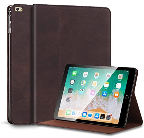Gexmil Funda para iPad Mini 5, funda de cuero vacuno Mini 4 para iPad de 7.9 pulgadas, funda de piel auténtica, también se aplica a iPad Mini 5/4/3/2/1
