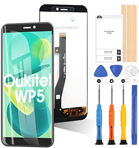 ARSSLY LCD für Oukitel WP5 / WP5 PRO Bildschirm für Oukitel WP5 / WP5 PRO Display Digitazer Touch Screen Assembly mit Werkzeugen