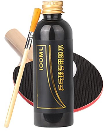 Veeteah Table Tennis Racket Glue,100ML Liquid Glue For Table Tennis With Special Brush | Speed Liquid Super, Pingpong Racket Rubbers Table Tennis Liquid Glue For Assembling Table Tennis Paddle