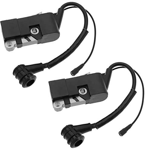 YINETTECH 2x Ignition Coil Module Compatible with 4500 5200 5800 45cc 52cc 58cc Chainsaw, Chainsaw Engine Replacement Accessories